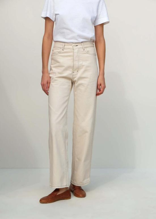  제시 캄 데님 팬츠 제시 캠 225's 내추럴 W/ 슬레이트 스티치 - JESSE KAMM