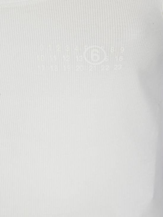 25SS MM6 메종마르지엘라 민소매 티셔츠 S52NL0070M20054 101 OFF WHITE - MM6 MAISON MARGIELA