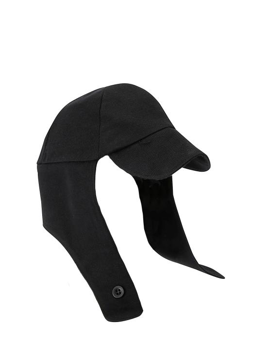 25SS 라보아트 이어플랩 캡 L952SD001 S25015 BLACK