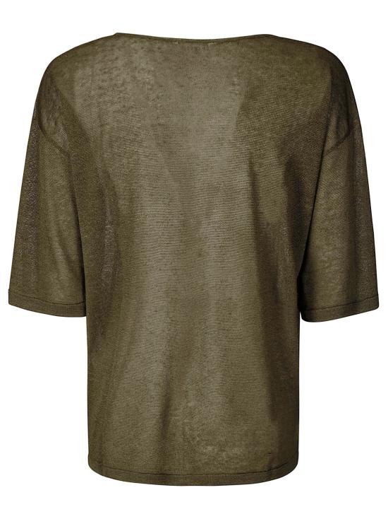 25SS 파로쉬 반팔 티셔츠 D511669BABYLON 007 OLIVE GREEN - PAROSH