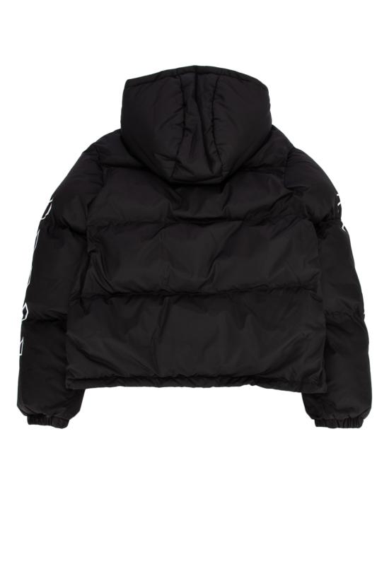 24FW [키즈] 오프화이트 코트 OBEJ002F24FAB002 1001 BLACKWH - OFF WHITE