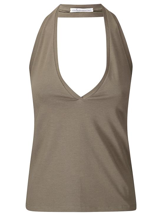 25SS 스테파노 모타리 반팔 티셔츠 U6010 32 MILITARY