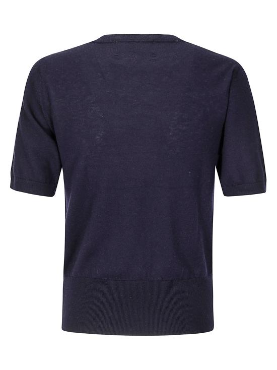 25SS 익스트림캐시미어 반팔 티셔츠 N416NOOR NAVY - EXTREME CASHMERE