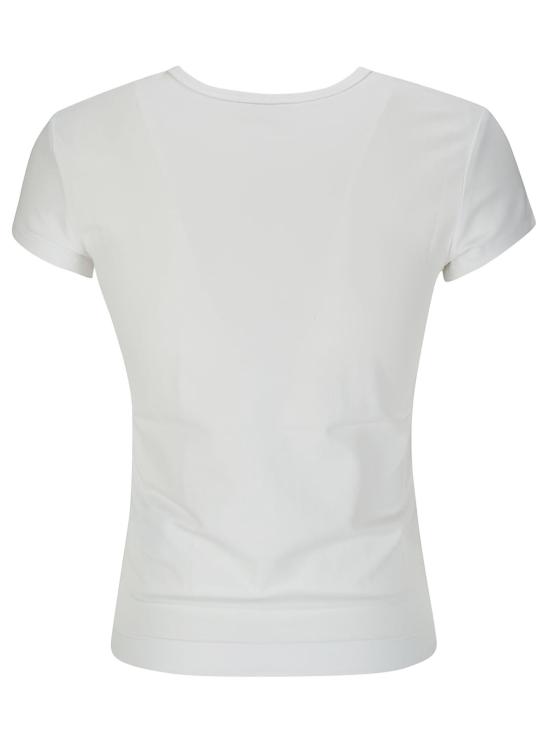 26SS 디젤 T-안지 피카부 로고 티셔츠 A062680AFAA 100 - DIESEL