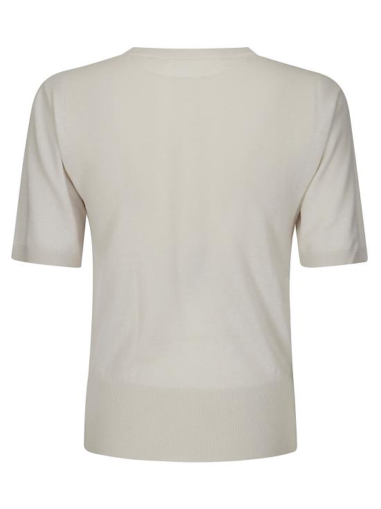 25SS 익스트림캐시미어 반팔 티셔츠 N416NOOR CHALK - EXTREME CASHMERE