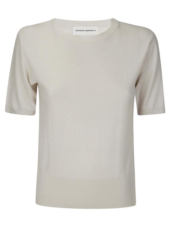 25SS 익스트림캐시미어 반팔 티셔츠 N416NOOR CHALK