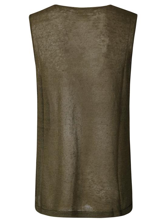 25SS 파로쉬 민소매 티셔츠 D540887BABYLON 007 OLIVE GREEN - PAROSH