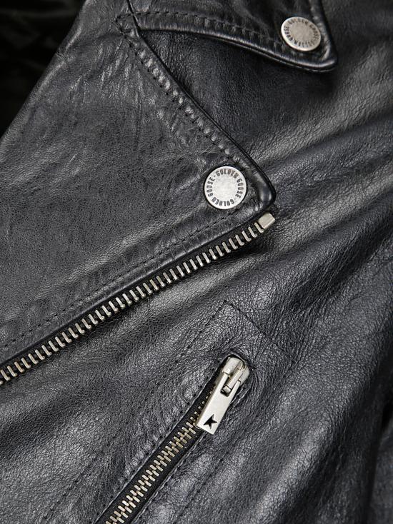 25SS 골든구스 바이커 자켓 GMP02258P001195 90100 BLACK - GOLDEN GOOSE