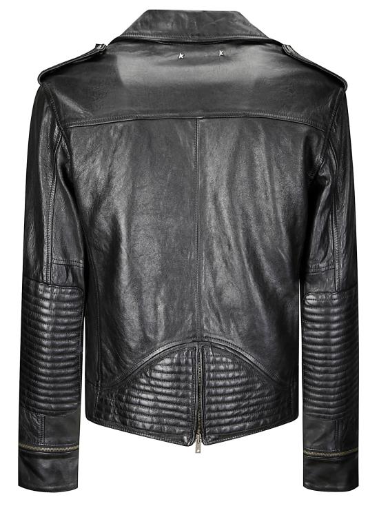 25SS 골든구스 바이커 자켓 GMP02258P001195 90100 BLACK - GOLDEN GOOSE