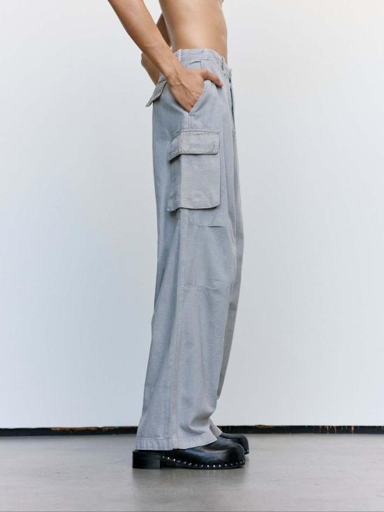  아워레가시 치노 팬츠 우리의 레거시 마운트 카고 팬츠 스톤 그래블 - OUR LEGACY