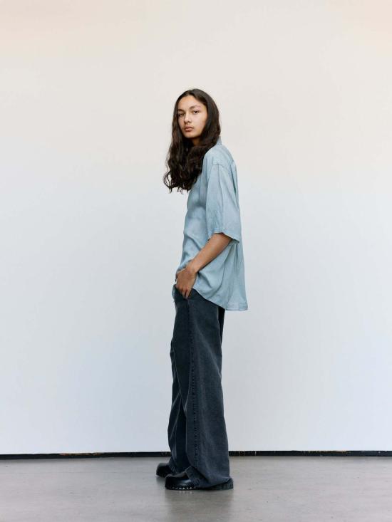  아워레가시 반팔 셔츠 우리의 유산 비욘드  지오 스트라이프 - OUR LEGACY