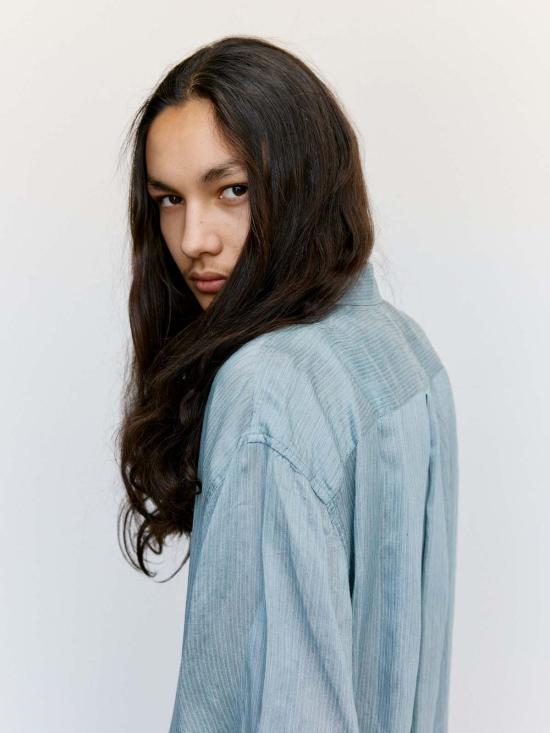  아워레가시 반팔 셔츠 우리의 유산 비욘드  지오 스트라이프 - OUR LEGACY