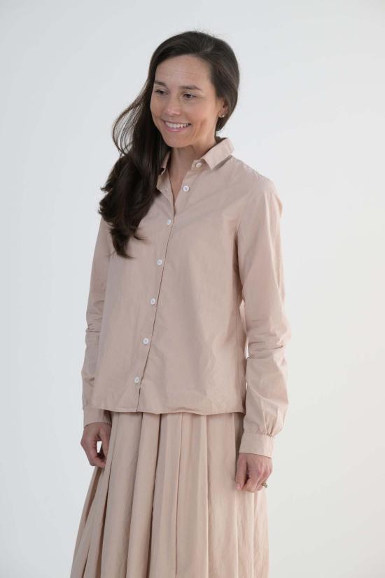  버그파벨 블라우스 베르그파벨 티롤 셔츠 더스티 핑크 - BERGFABEL