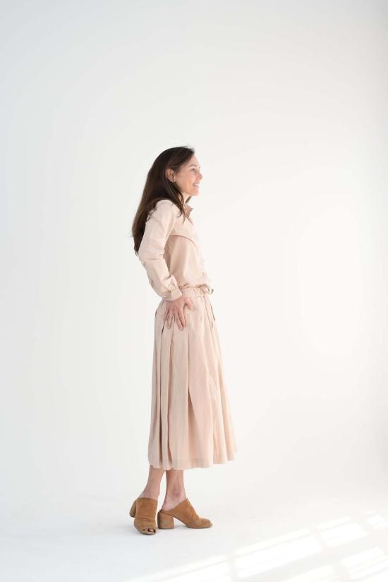  버그파벨 블라우스 베르그파벨 티롤 셔츠 더스티 핑크 - BERGFABEL