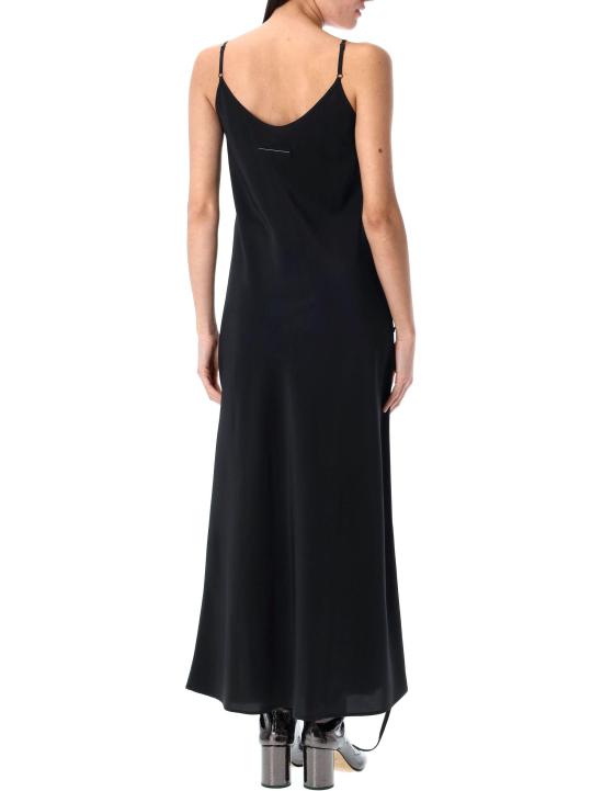 25SS MM6 메종마르지엘라 롱 원피스 S62DG0047M35441 900 BLACK - MM6 MAISON MARGIELA