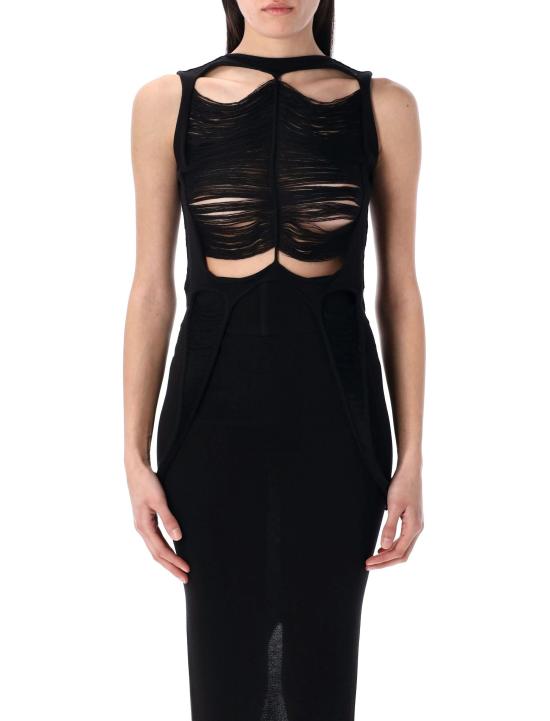 25SS 릭 오웬스 민소매 티셔츠 RO01E7615KGRIDM 09 BLACK