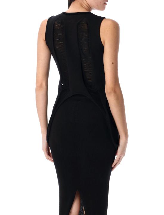 25SS 릭 오웬스 민소매 티셔츠 RO01E7615KGRIDM 09 BLACK - RICK OWENS