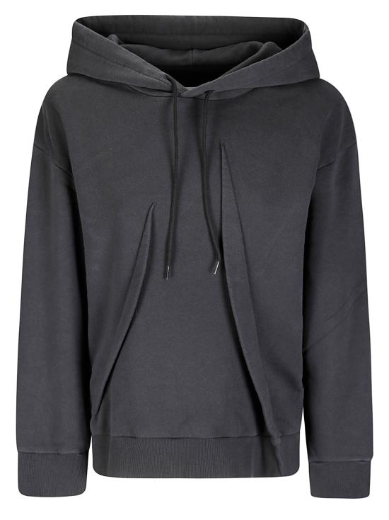 25SS MM6 메종마르지엘라 후드 티셔츠 S52GU0236M25014 899 WASHED BLACK