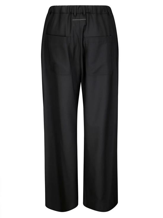 25SS MM6 메종마르지엘라 스트레이트 팬츠 S52KA0524M35080 900 BLACK - MM6 MAISON MARGIELA