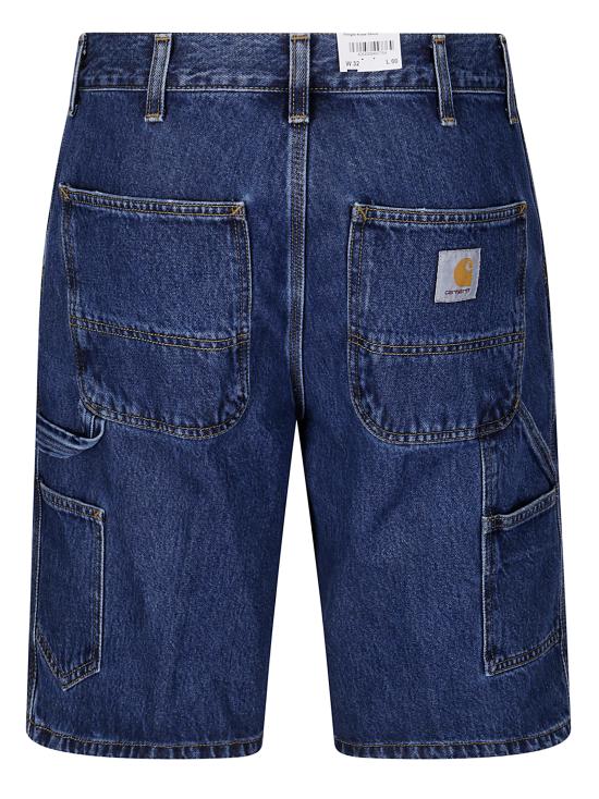 25SS 칼하트 WIP 스미스 데님 싱글 니 쇼츠 I032026 0106 BLUE STONE WASHED - CARHARTT WIP