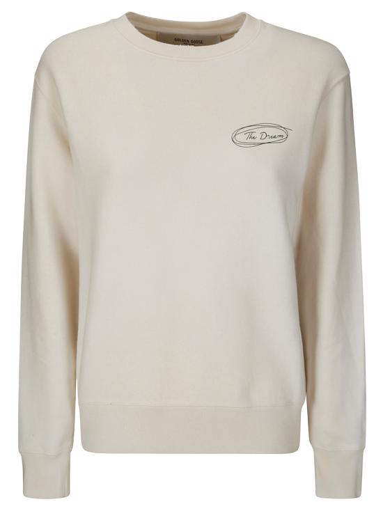 25SS 골든구스 긴팔 티셔츠 GWP01223P001894 11421 HERITAGE WHITE BLACK