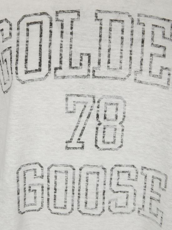 25SS 골든구스 반팔 티셔츠 GWP01874P001891 11421 HERITAGE WHITE BLACK - GOLDEN GOOSE