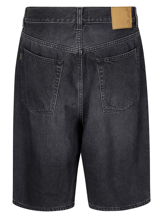 25SS 하이쿠레 데님 숏팬츠 HEM03251DF173 L0732 MID BLACK - HAIKURE
