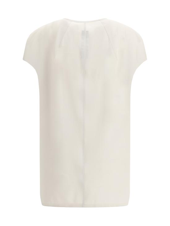 25SS 릭 오웬스 반팔 티셔츠 RP01E7256CC 41 CREAM - RICK OWENS