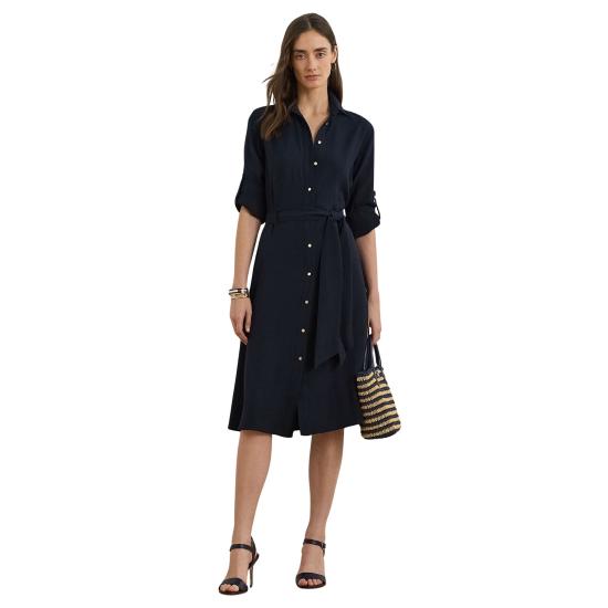 25SS 랄프 로렌 롱 원피스 200668471009 LAUREN NAVY - RALPH LAUREN