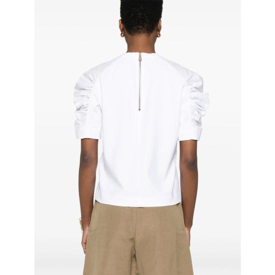 25SS 막스마라 블라우스 MANTIDE 211 001 WHITE - MAX MARA