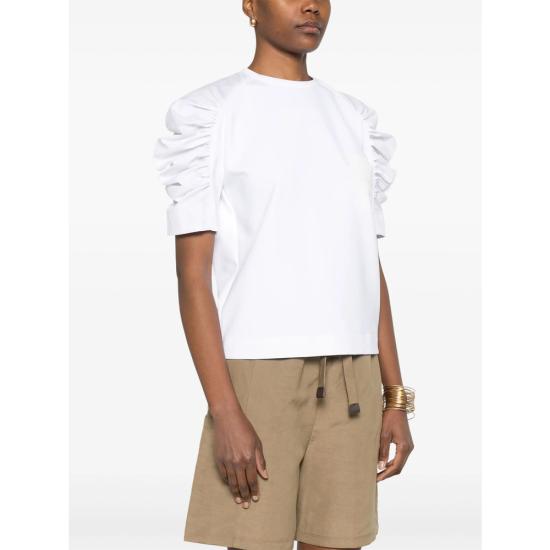 25SS 막스마라 블라우스 MANTIDE 211 001 WHITE - MAX MARA