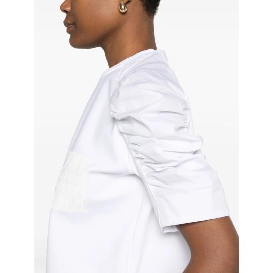 25SS 막스마라 블라우스 MANTIDE 211 001 WHITE - MAX MARA