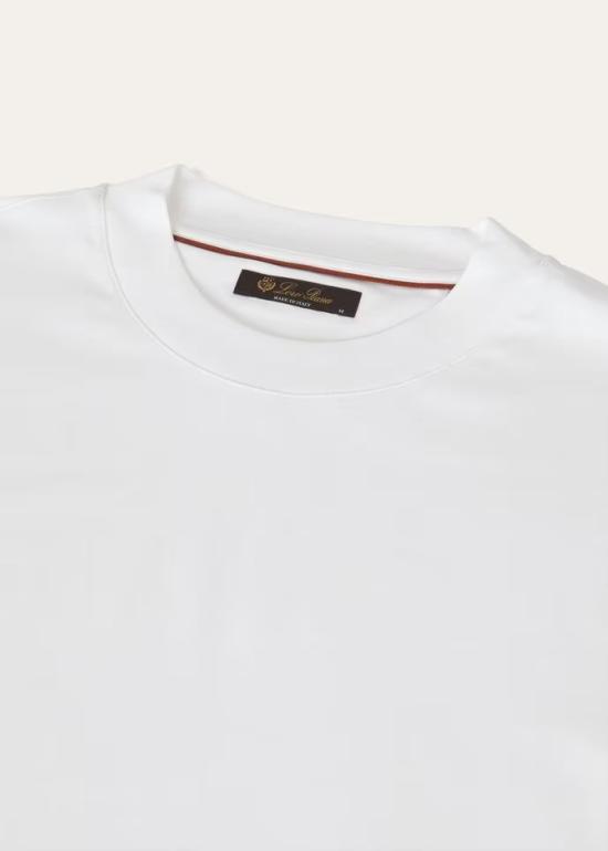 26SS 로로피아나 레이 티셔츠 FAM8924 1005 - LORO PIANA