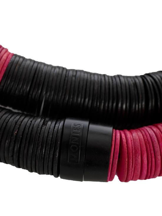 25SS 머니스 목걸이/팬던트 24708A BLACK ACACIA FUXIA - MONIES