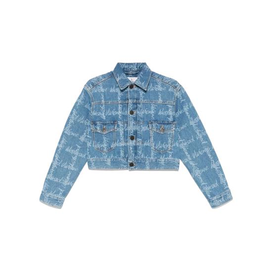 25SS 비비안웨스트우드 MARLENE 마린 크롭 자켓 19010018W014IK306 VW GRID BLUE DOM