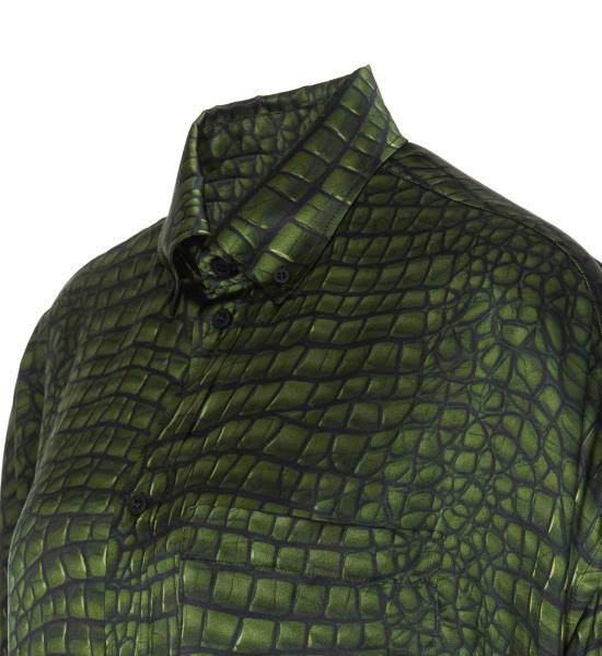 25SS 발렌시아가 셔츠 814121 TRLC73001 Green - BALENCIAGA