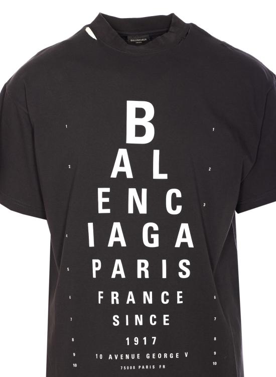 25SS 발렌시아가 반팔 티셔츠 811688 TRVU69034 Black - BALENCIAGA