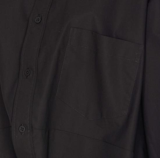 25SS 발렌시아가 셔츠 814101 TNM601000 Black - BALENCIAGA