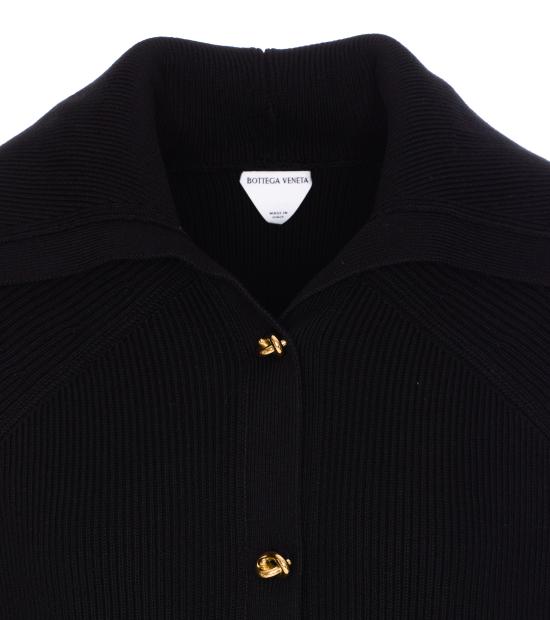 25SS 보테가베네타 가디건 829580 V59X01000 Black - BOTTEGA VENETA