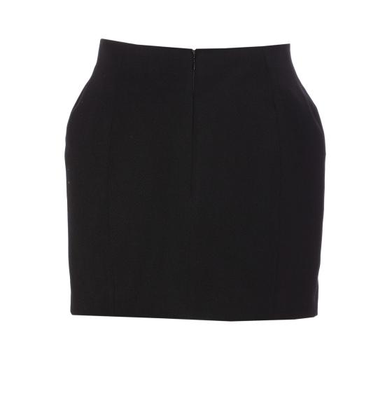 25SS 발렌시아가 미디 스커트 814084 TPT241000 Black - BALENCIAGA