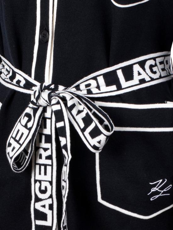  칼라거펠트 가디건 221W2003998 Black - KARL LAGERFELD