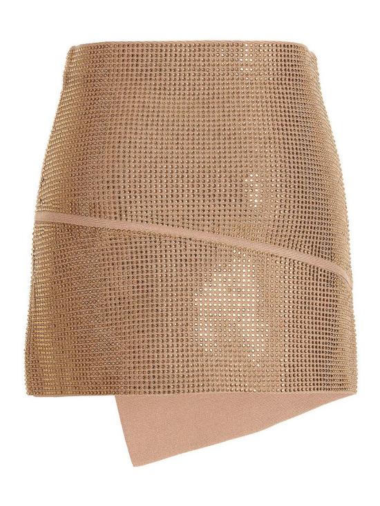  안드레아 아다모 숏 원피스 ADFW22SK05772475001 Beige - ANDREA ADAMO