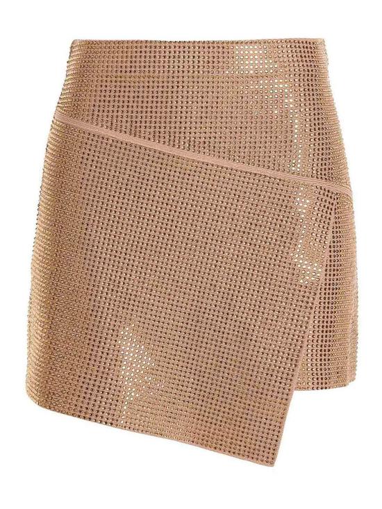  안드레아 아다모 숏 원피스 ADFW22SK05772475001 Beige