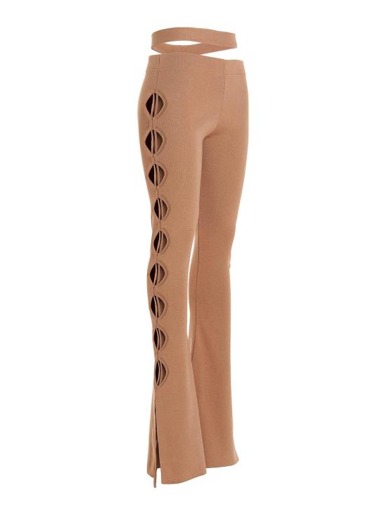  안드레아 아다모 플레어 팬츠 ADFW22PA08770476002 Beige - ANDREA ADAMO