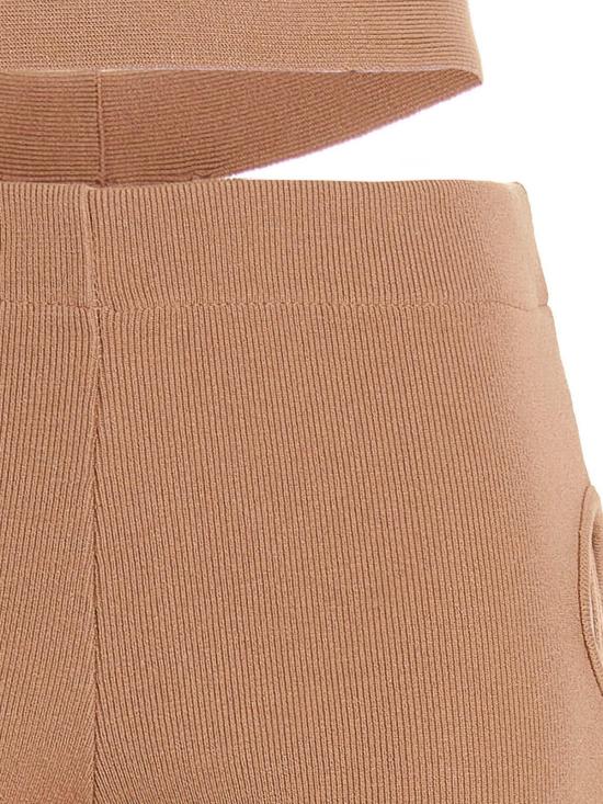  안드레아 아다모 플레어 팬츠 ADFW22PA08770476002 Beige - ANDREA ADAMO