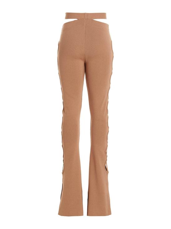  안드레아 아다모 플레어 팬츠 ADFW22PA08770476002 Beige - ANDREA ADAMO