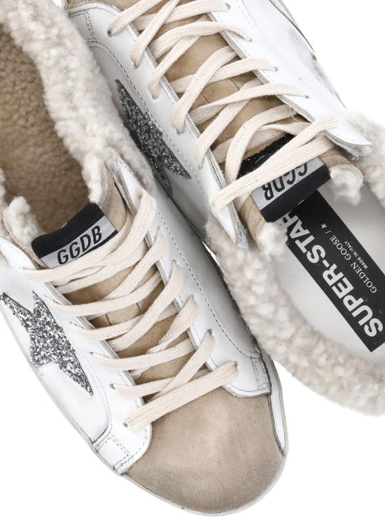 25SS 골든구스 뮬/슬리퍼 GWF00110 F000798 80194 SUPER STAR SABOT White - GOLDEN GOOSE