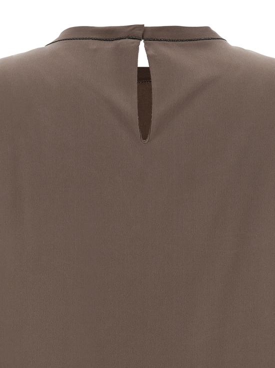 25SS 브루넬로 쿠치넬리 블라우스 M0C59EH500C2925 Brown - BRUNELLO CUCINELLI