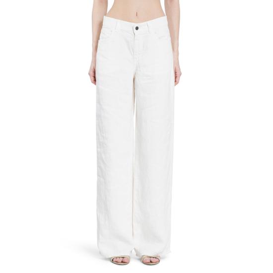  더로우 팬츠 6525W3654WHT White