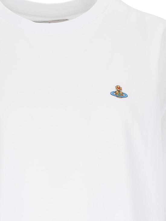  비비안웨스트우드 반팔 티셔츠 3G010036J001MA401 White - VIVIENNE WESTWOOD